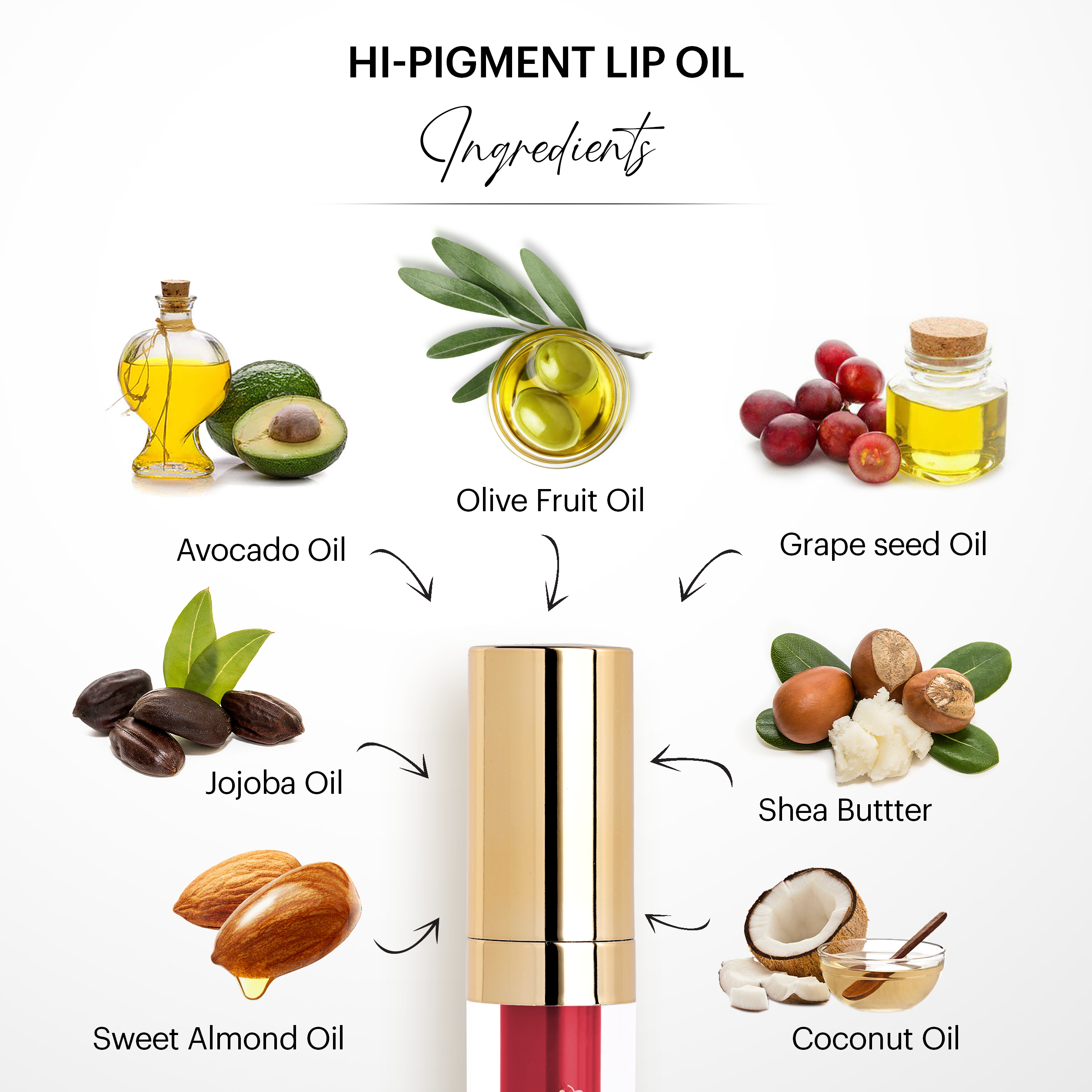 Hi-Pigment Lip Oil: Diva 01