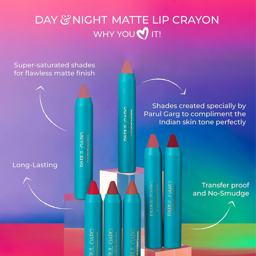 Day & Night Creamy Matte Lip Crayon Shade: Empress 35