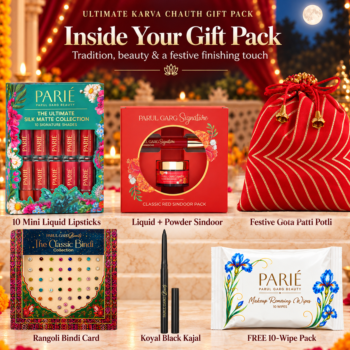 Nykaa × Parul Garg Beauty | The Ultimate Karva Chauth Gift Pack