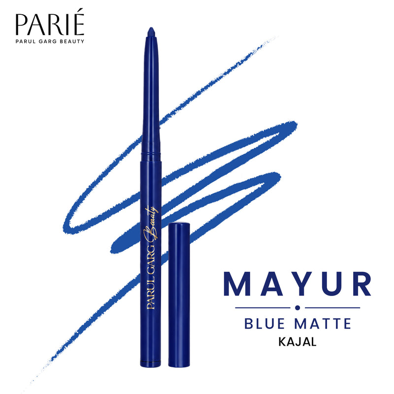 Mayur Deep Blue Matte Kajal | Bold Define | Long-Lasting & Smudge-Proof