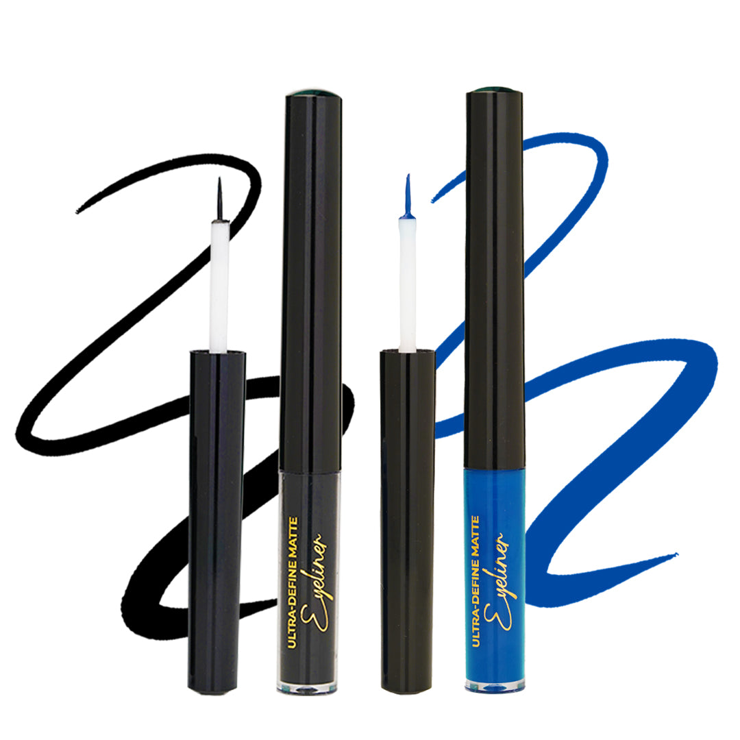 Ultra-Define Matte Duo: Black & Blue