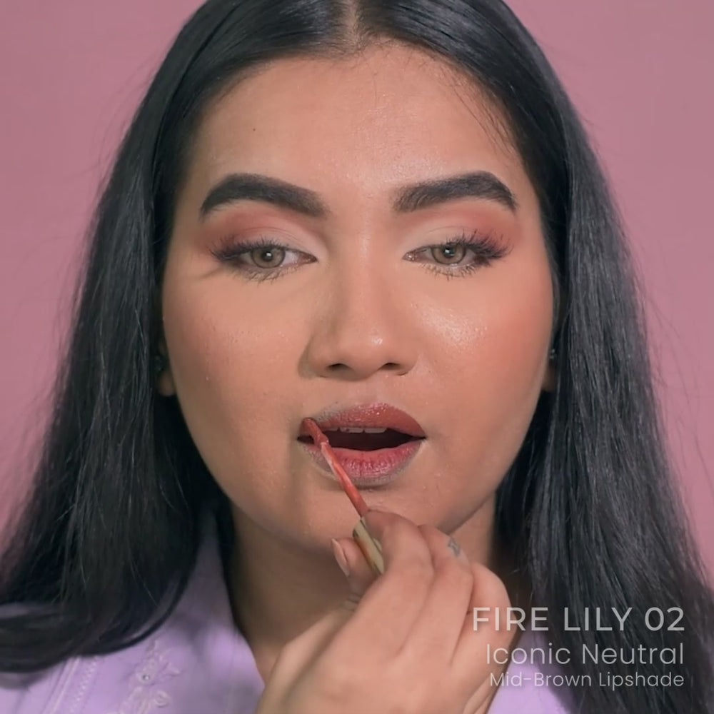 Fire Lily 02 Silk Matte Liquid Lipstick | Parul Garg Beauty