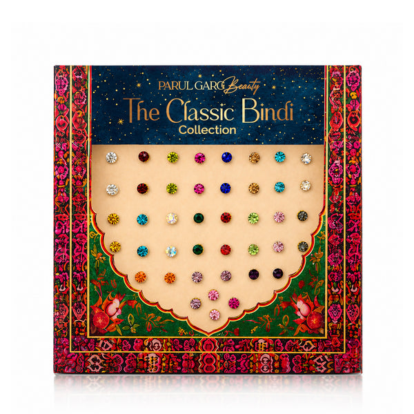 Rangoli Multicolour Bindi Card | Self-Adhesive Single Rhinestone Bindis for Women