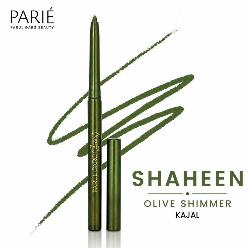 Shaheen Green Shimmer Kajal | Bold Define | Rich Colour & Dazzling Shine | Long-Lasting & Smudge-Proof