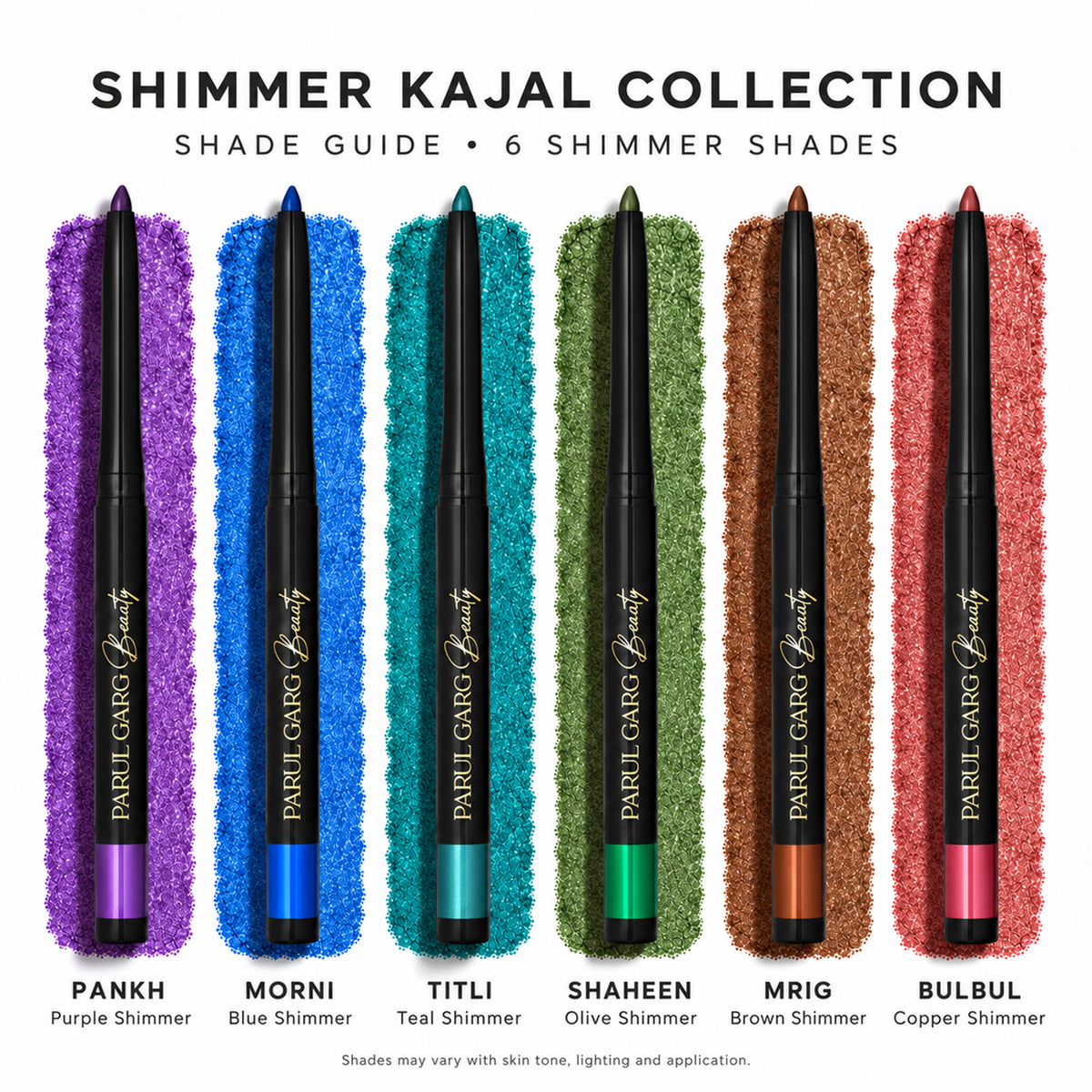 Titli Teal Shimmer Kajal | Bold Define | Rich Colour & Dazzling Shine | Long-Lasting & Smudge-Proof