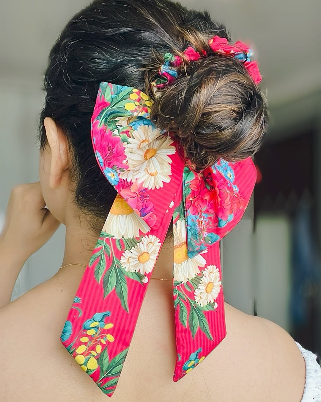 Bloom Bow Scrunchie