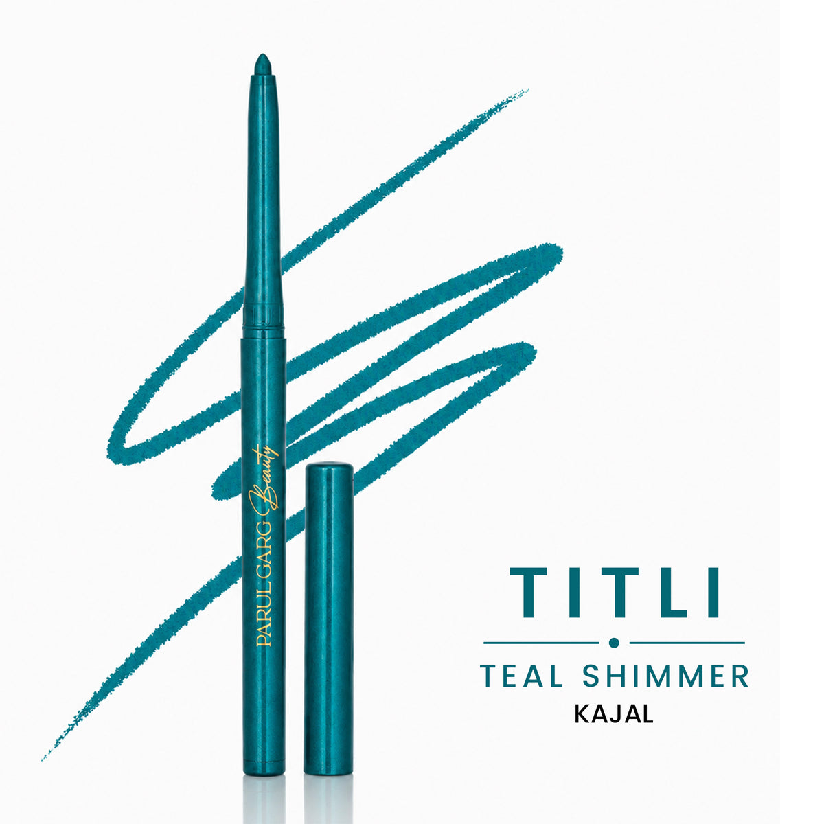Titli Teal Shimmer Kajal | Bold Define | Rich Colour & Dazzling Shine | Long-Lasting & Smudge-Proof